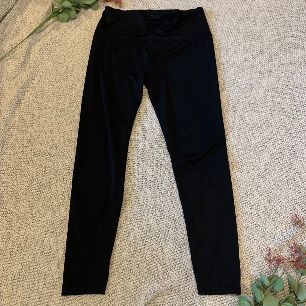 Free People Good Karma Black Leggings Yoga Pants